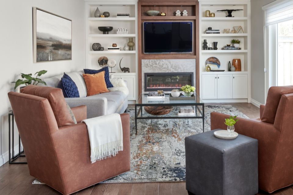 living room design by Andrea Colman
